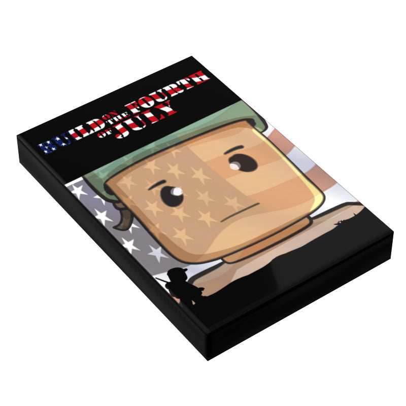 Build on the 4th of July Movie Cover (2x3 Tile) - B3 Customs -