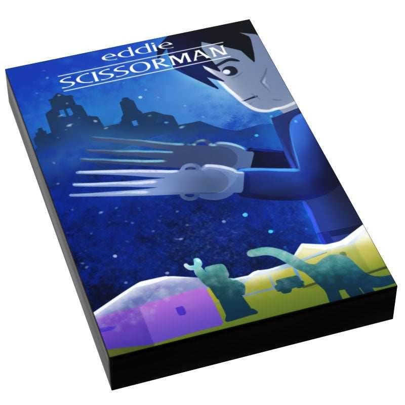 Eddie Scissorman Movie Cover (2x3 Tile) B3 Customs -