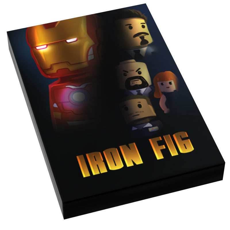 Iron Fig Movie Cover (2x3 Tile) - B3 Customs -
