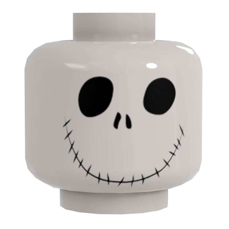 Bone Daddy Happy Smiling Minifig Head #2 - B3 Customs -