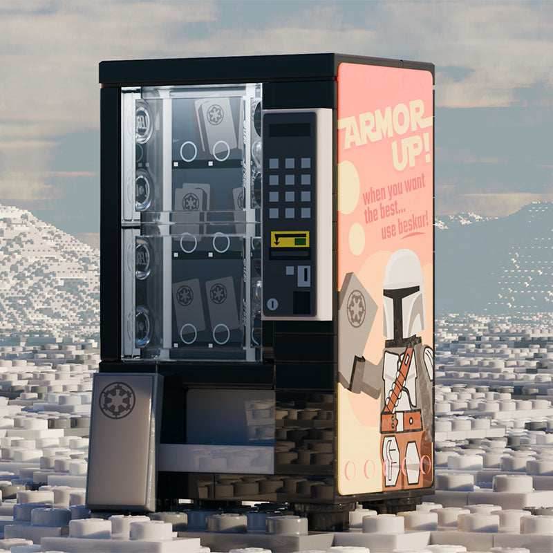 Mando Beskar Vending Machine Building Set - B3 Customs -