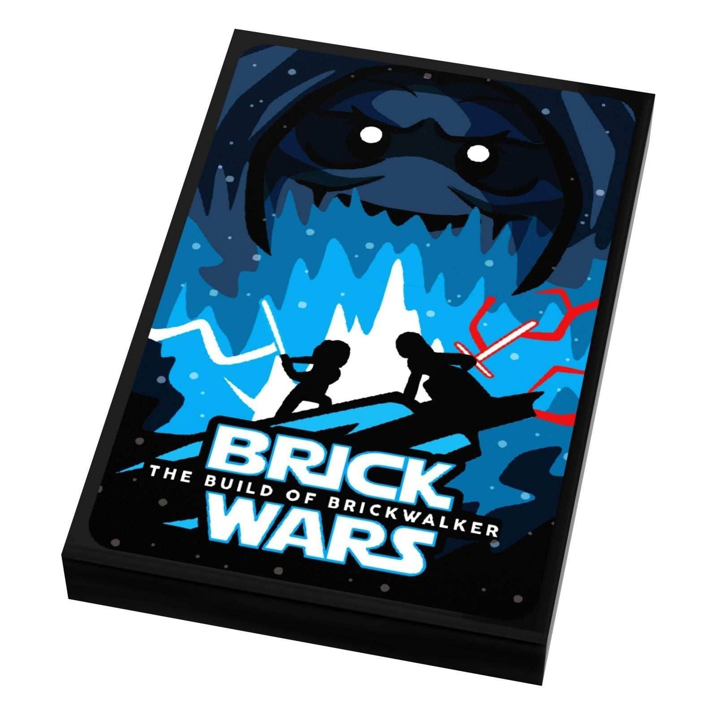 Brick Wars: Build of Brickwalker (EP. 9) Movie Tile Cover (2x3 Tile) made using LEGO part - B3 Customs -