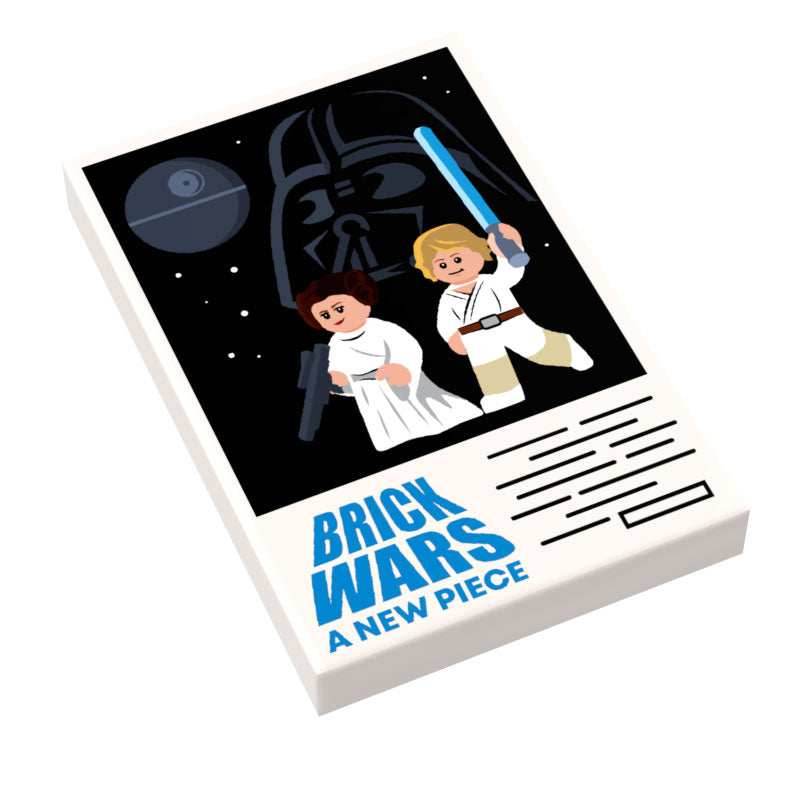 Brick Wars: A New Piece Movie Tile Cover made using LEGO tile - B3 Customs -