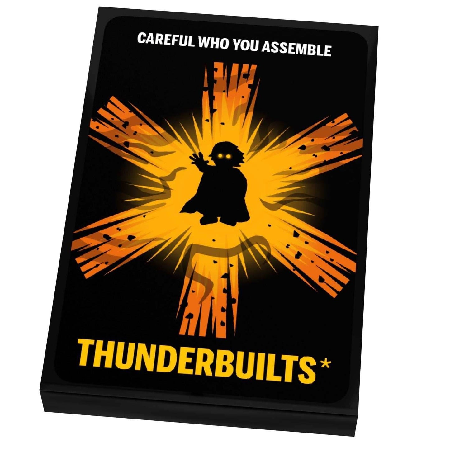 Thunderbuilts* Movie Cover (2x3 Tile) made using LEGO part - B3 Customs -