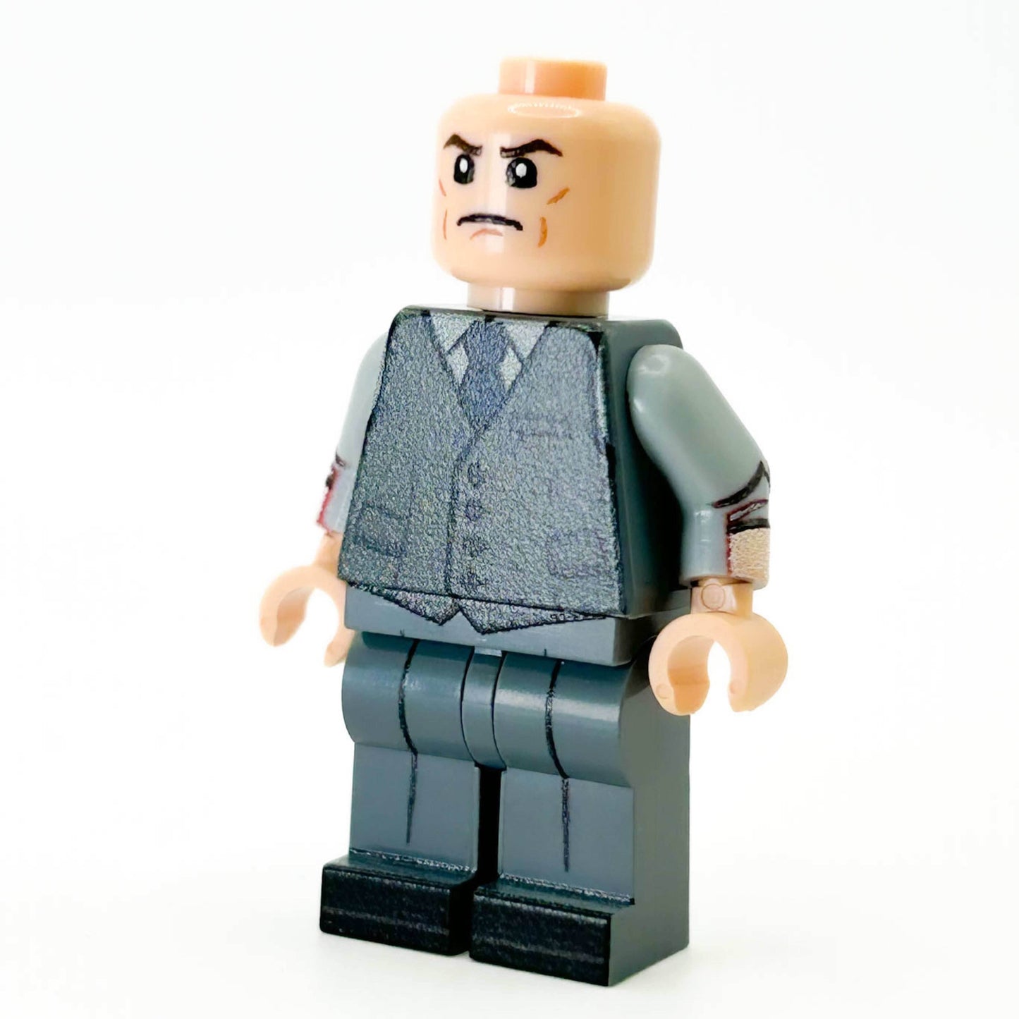 LEX (2025 Film) Minifig made using LEGO parts -