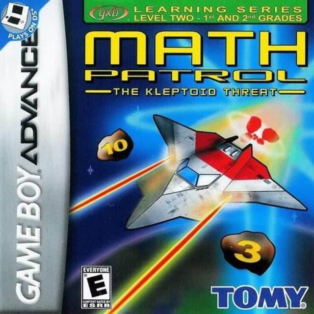 Math Patrol: The Kleptoid Threat (Gameboy Advance) - Game Manual Only