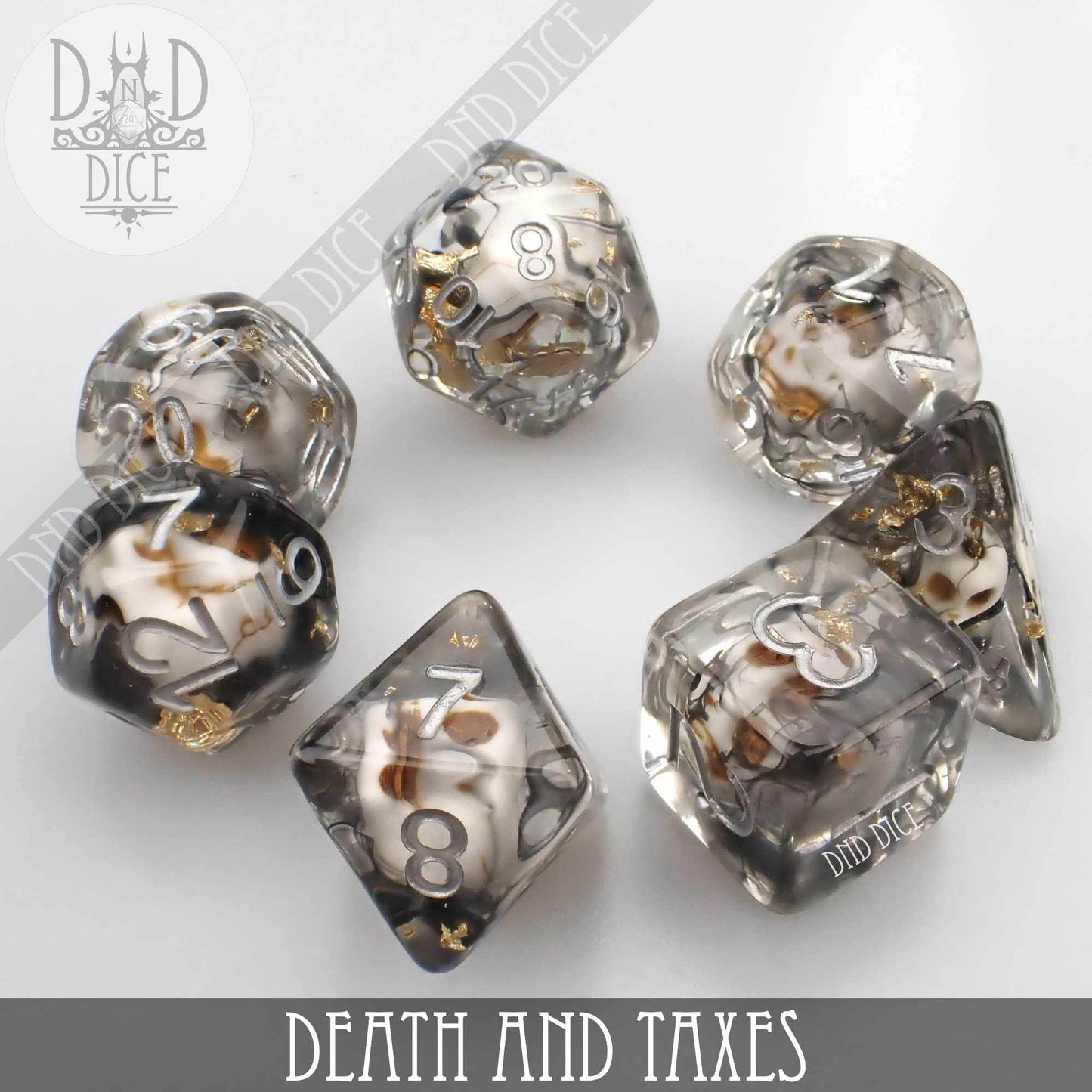 Death and Taxes Dice Set -