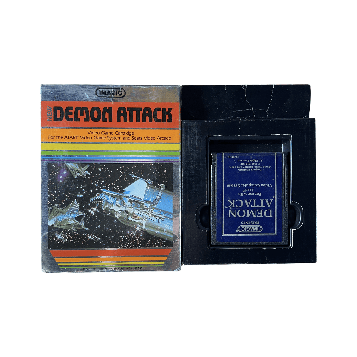 Demon Attack - Atari 2600 - Blue Label Box & Game Only
