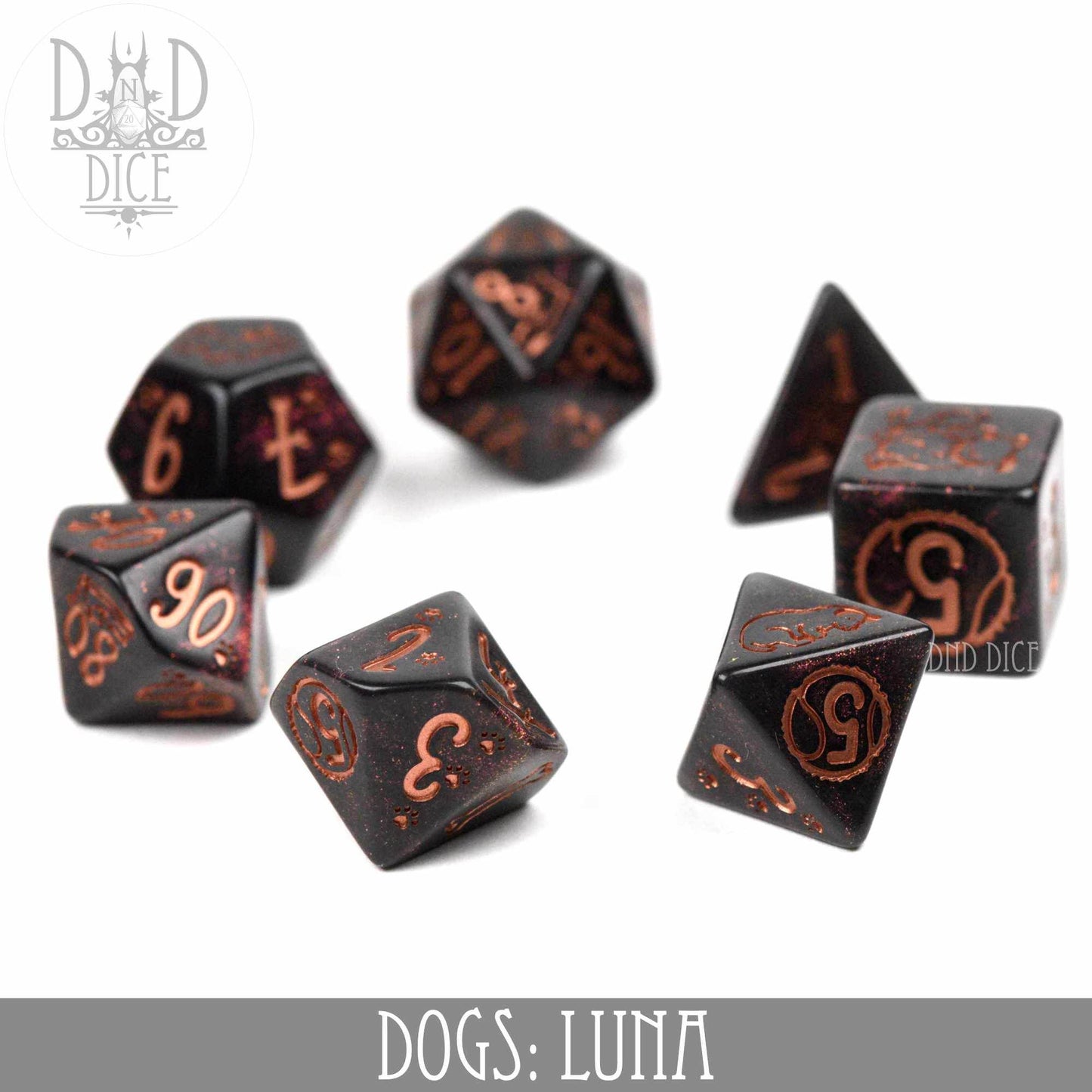 Dogs: Luna Dice Set -