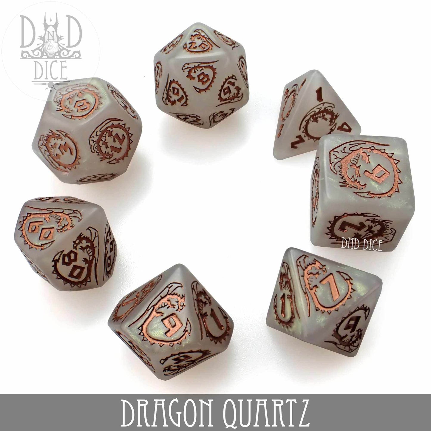 Dragon Quartz Dice Set -