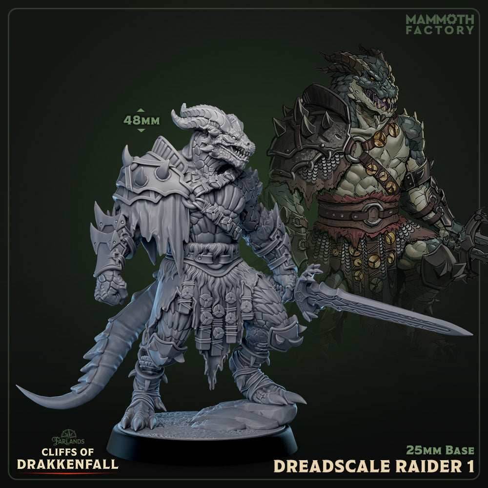 Dreadscale Raider: Sculpt 1 (Male Dragonborn Fighter) -