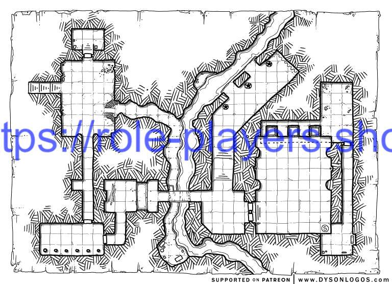 Dungeon map 2 -
