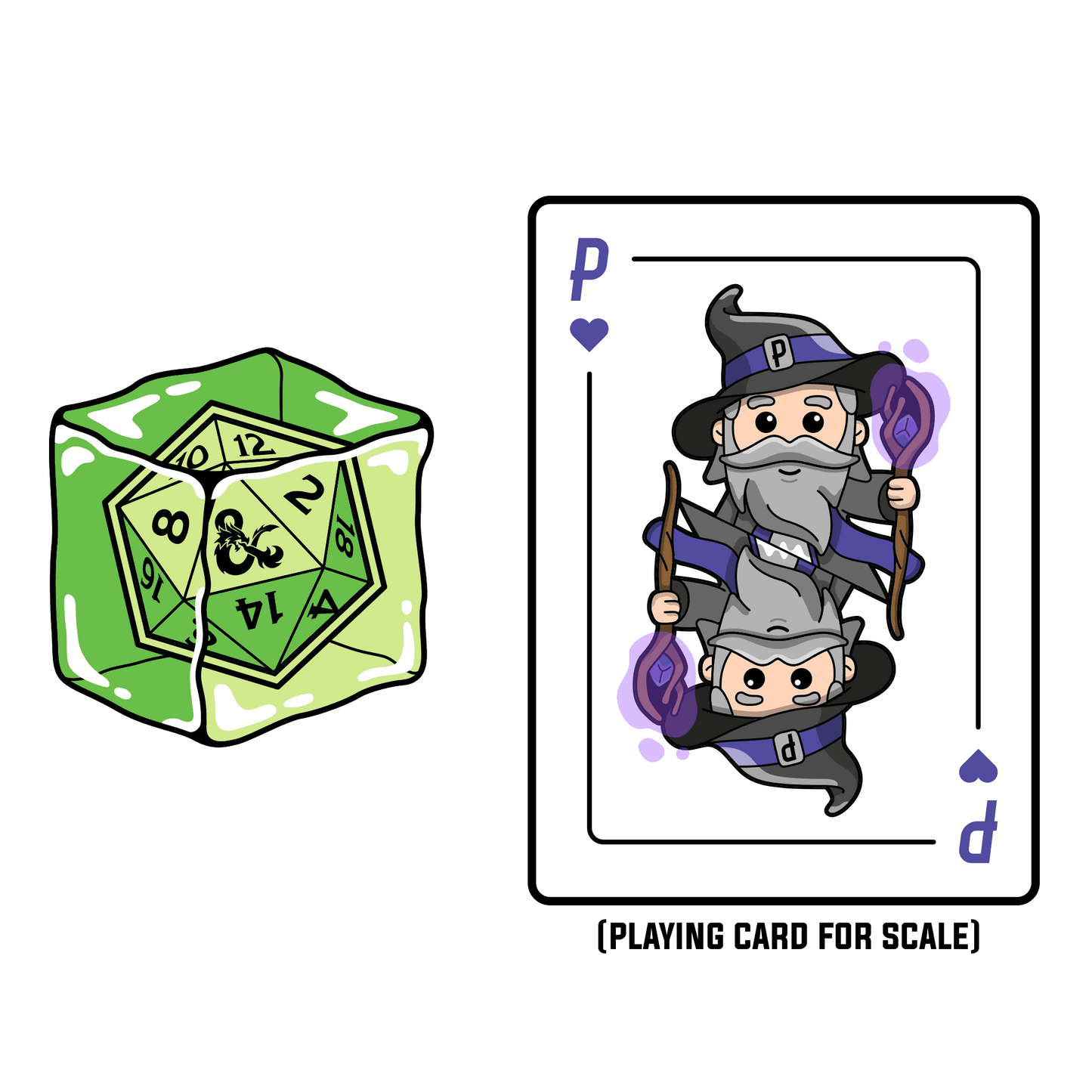 Dungeons & Dragons - Gelatinous Cube (Glow in the Dark!) -