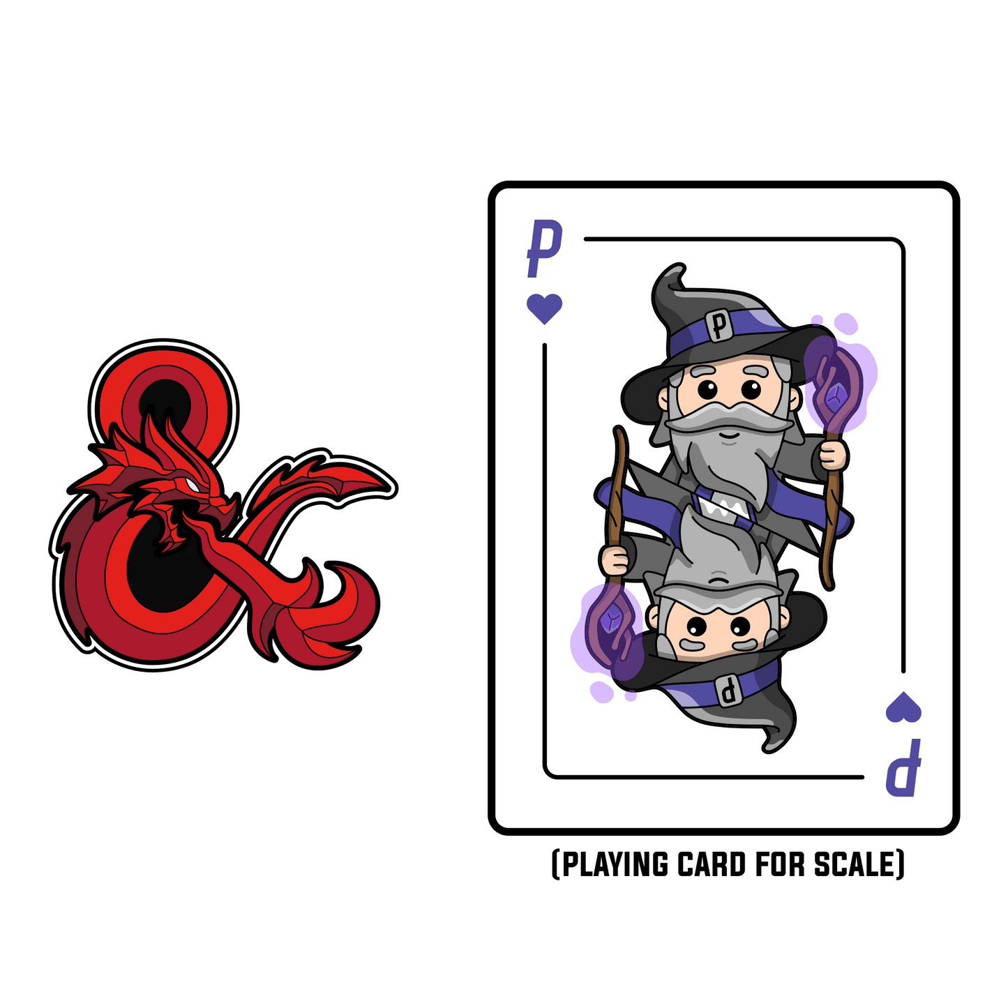 Dungeons & Dragons - Stained Glass Ampersand -