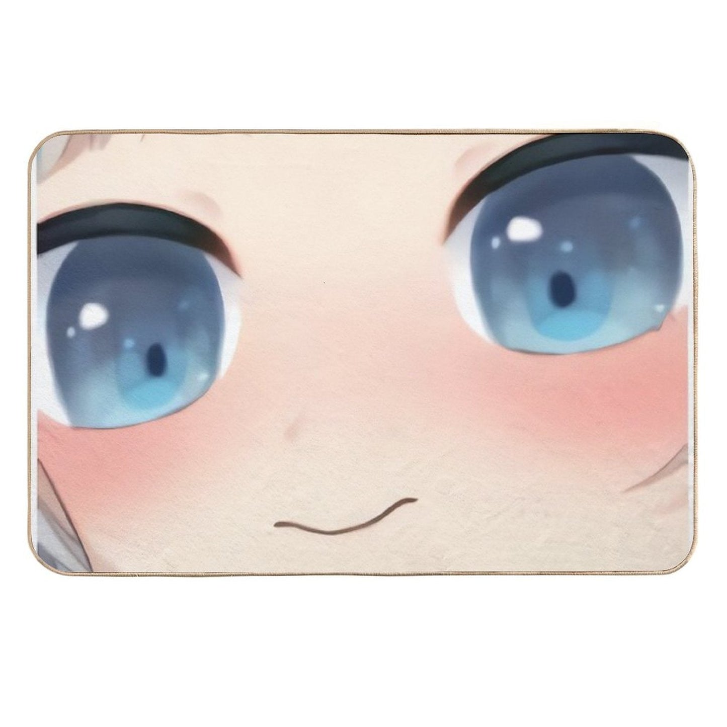 Gawr Gura Big Eyes Emote - Hololive #hololiveEnglish #holoMyth Rapid-Drying Bath Mat