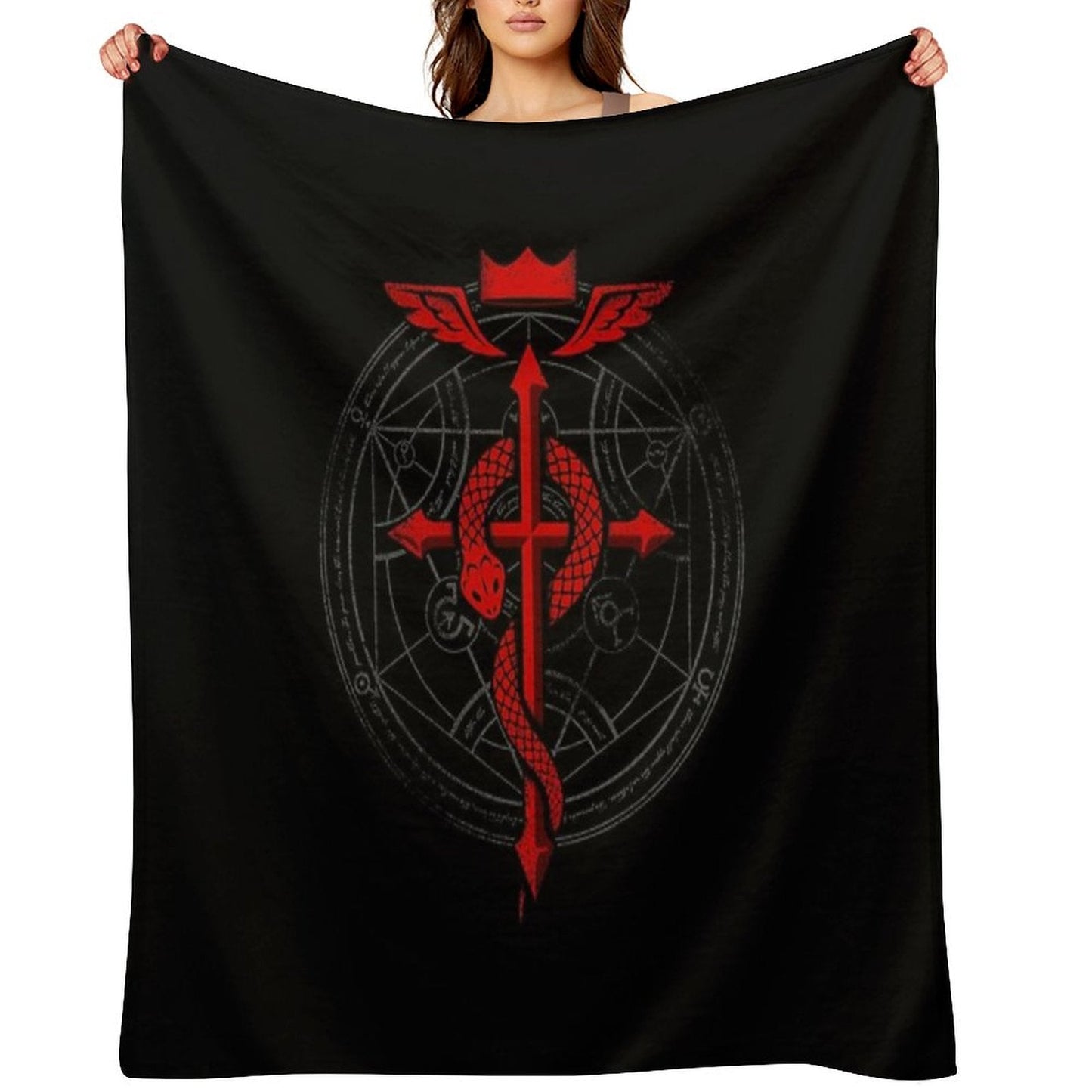 Alchemist Flamel Throw Blanket