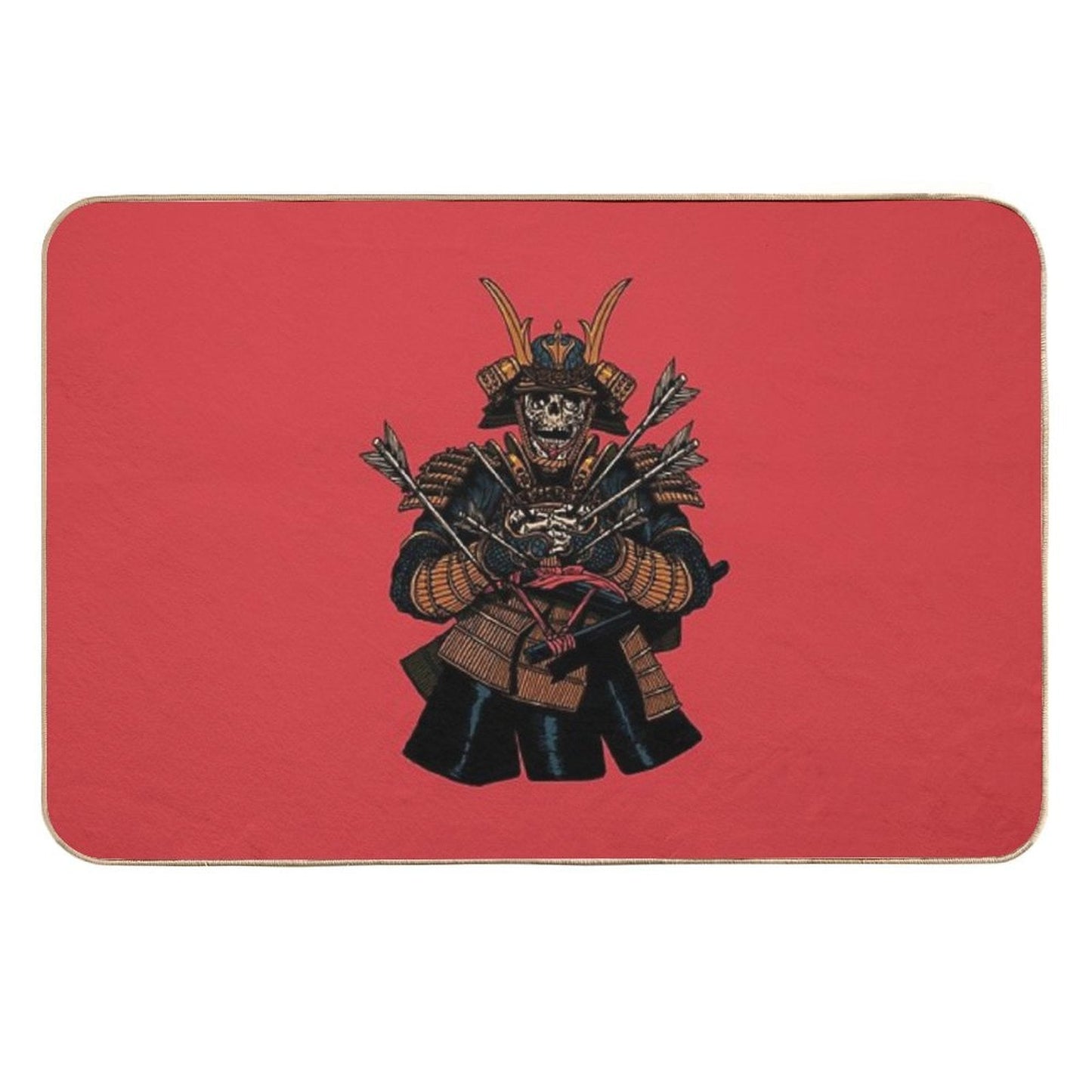 Dead Samurai Easy To Clean Bath Mat