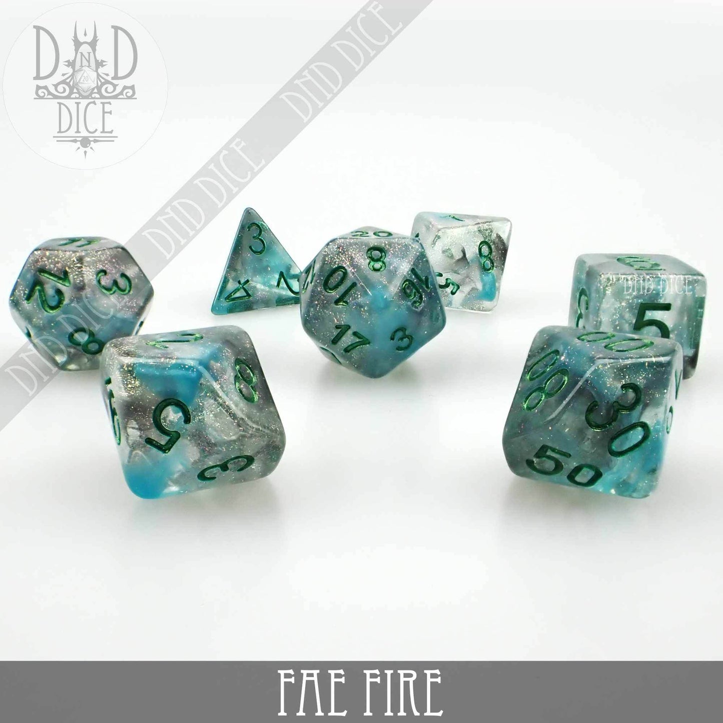 Fae Fire Dice Set -