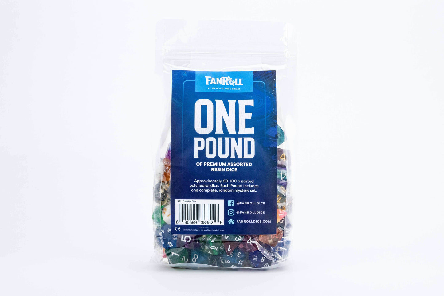 One Pound of Dice from FanRoll -