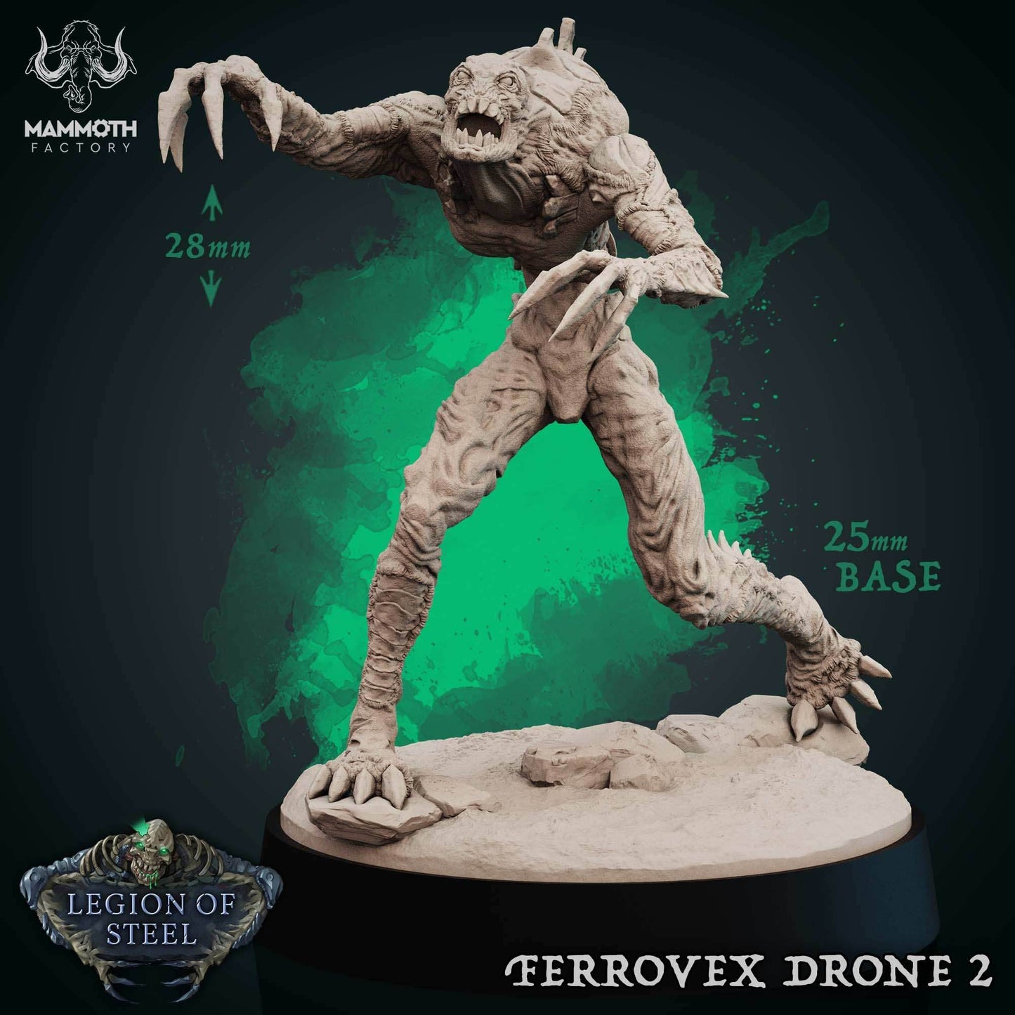 Ferrovex Drone: Sculpt 2 (Ghoul Horror) -