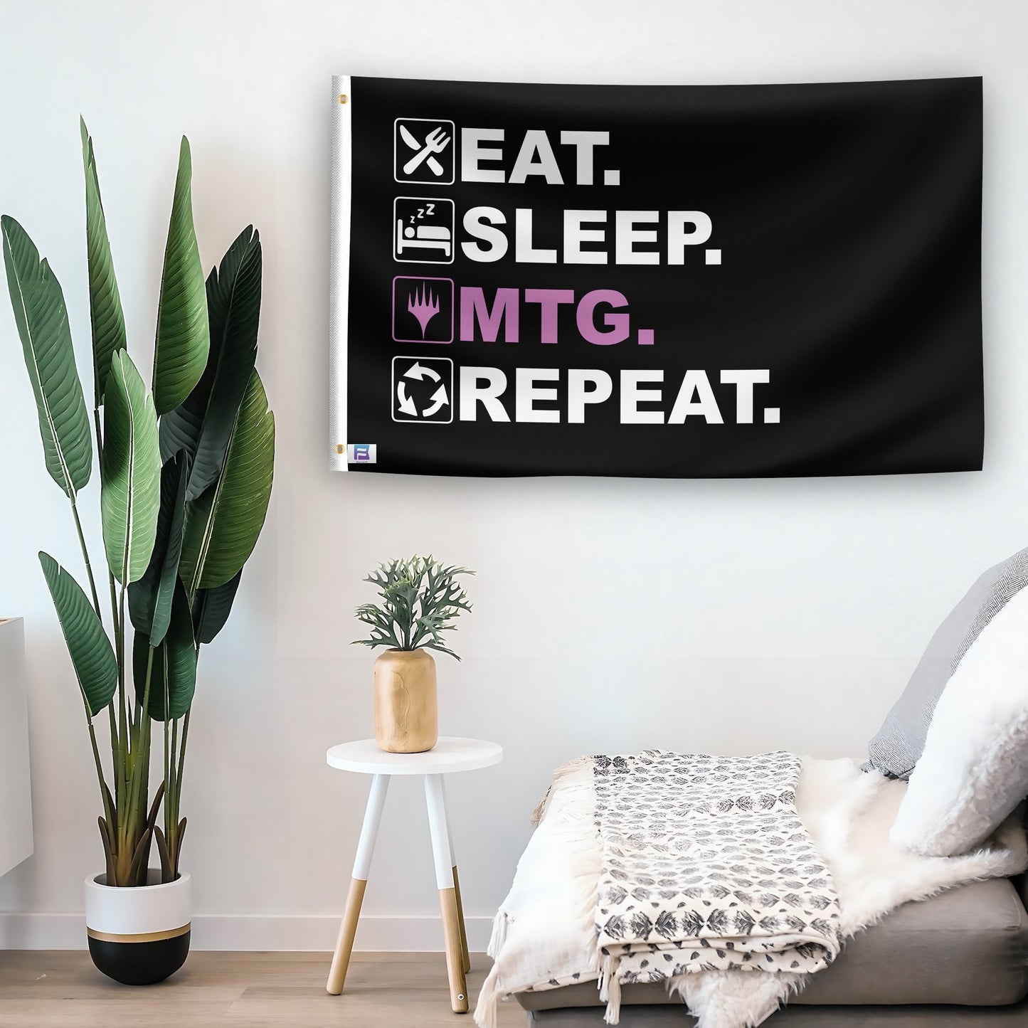 Eat Sleep MTG Repeat Flag