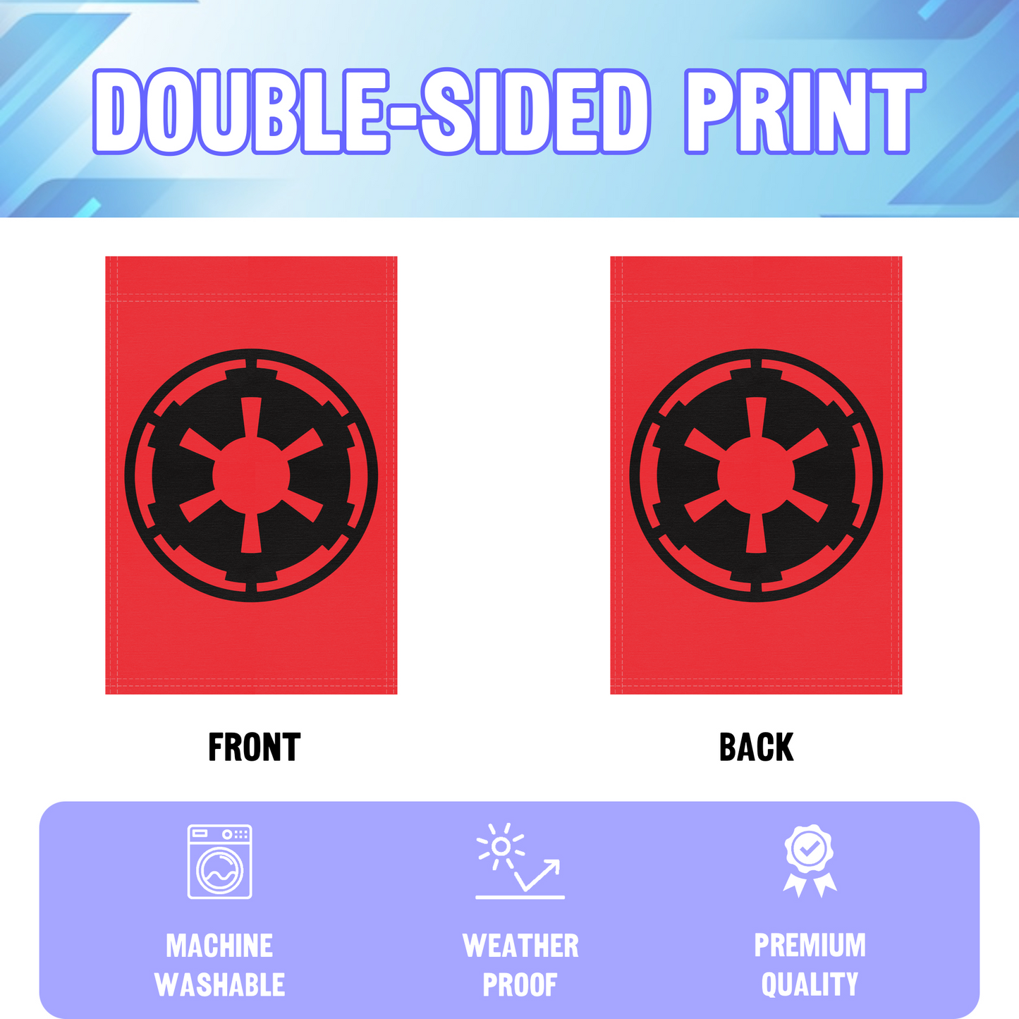 Star Wars Galactic Empire (Red) Garden Flag