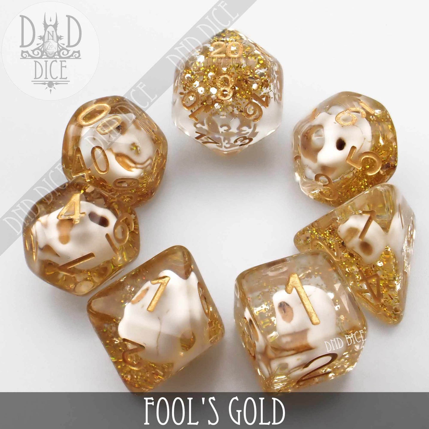 Fool's Gold Dice Set -