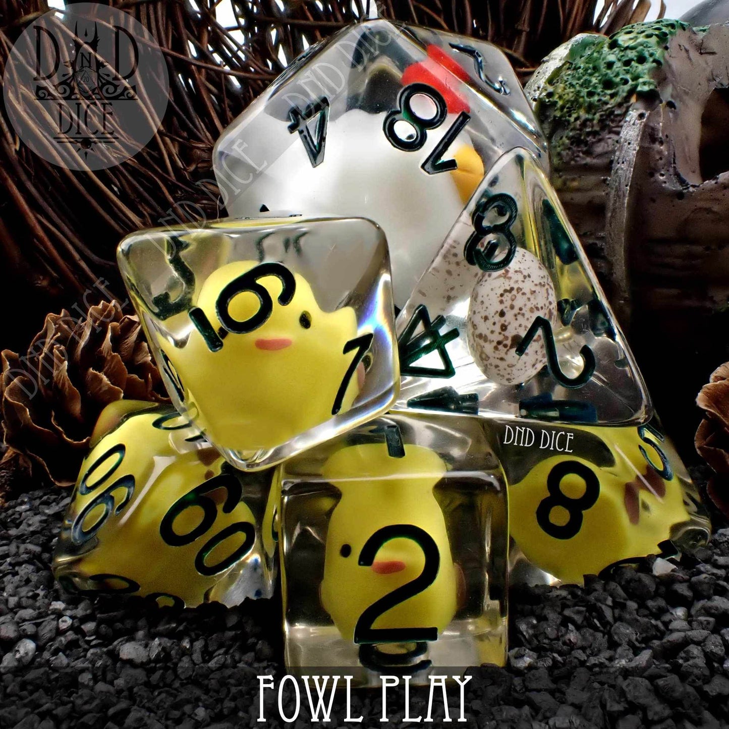Fowl Play 8 Dice Set -