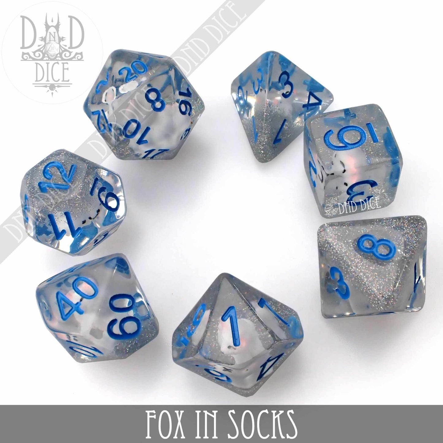 Fox in Socks Dice Set -