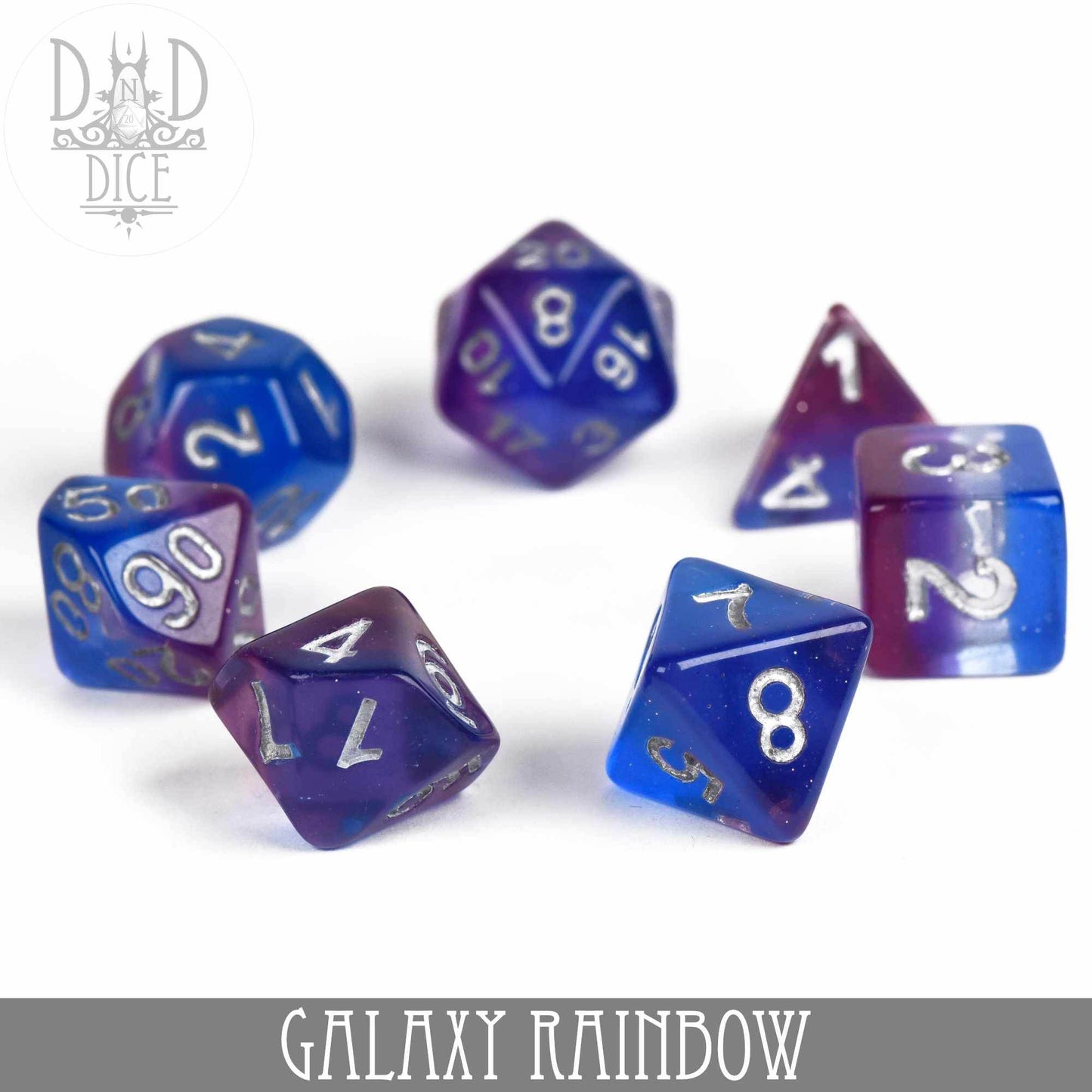 Galaxy Rainbow Dice Set -