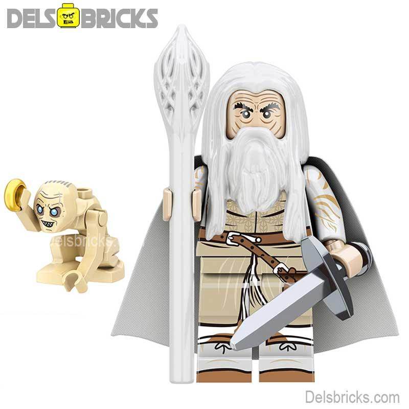 Gandalf The White Lord of The Rings Lego Minifigures Custom Toys -