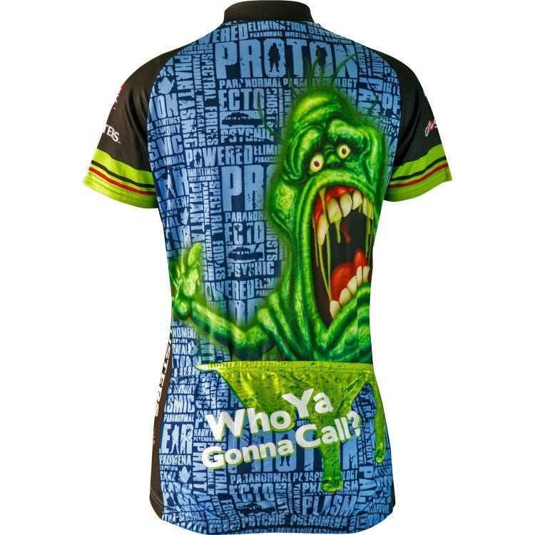 Ghostbusters Slimer Women's Cycling Jersey (L, XL, 2XL) - X-Large