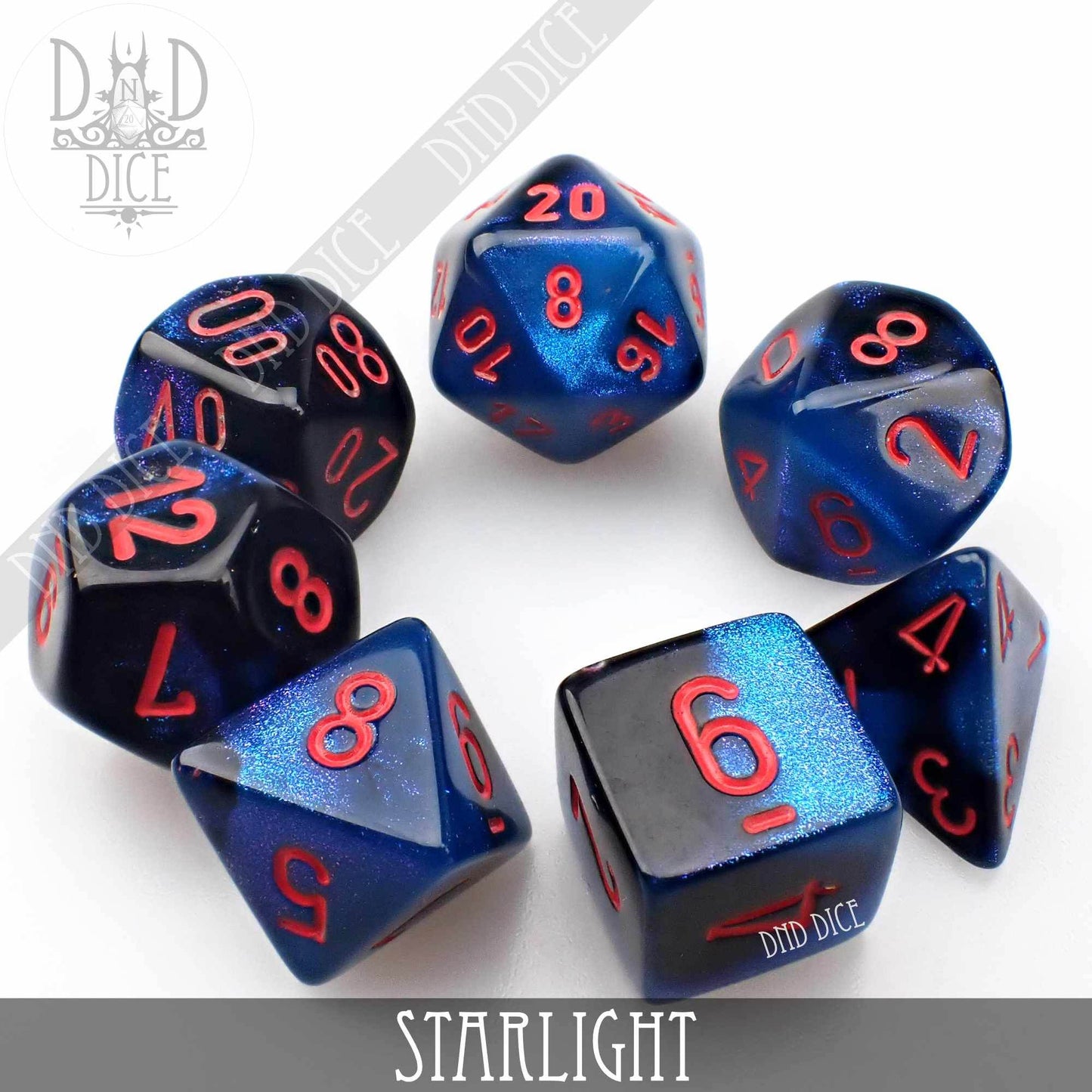 Gemini Starlight Dice Set -