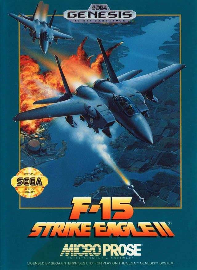 F-15 Strike Eagle II (Sega Genesis) - Game Manual Only