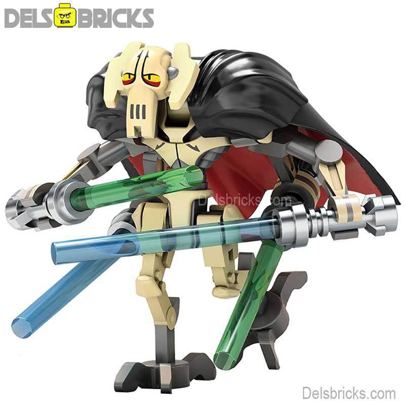 General Grievous (Brown) Lego Minifigures Custom Toys NEW 1 -