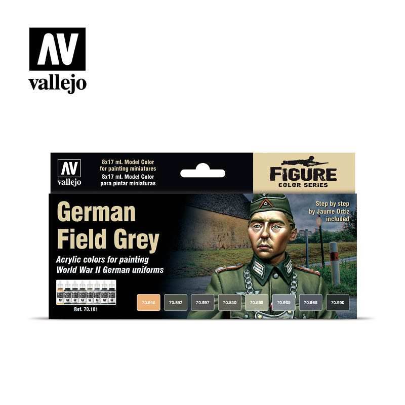 Model Color Set: German Field Grey Uniform (8) -