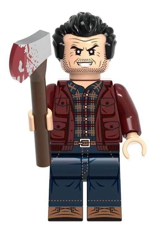 Axe-Wielding Caretaker Custom Minifig -