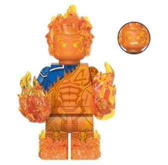 Flame Flight Hero Custom Minifig -