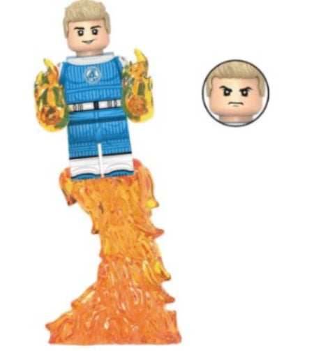 Flame Flight Hero Custom Minifig -