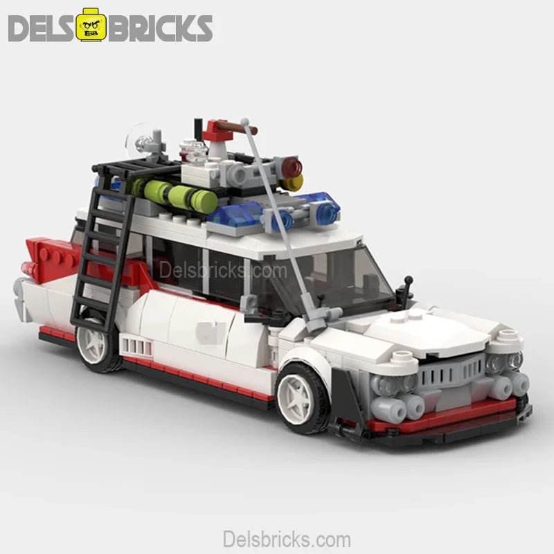 Ghostbusters Ectomobile Ecto-1 Custom Lego Cars Minifigures Building Block Toys -
