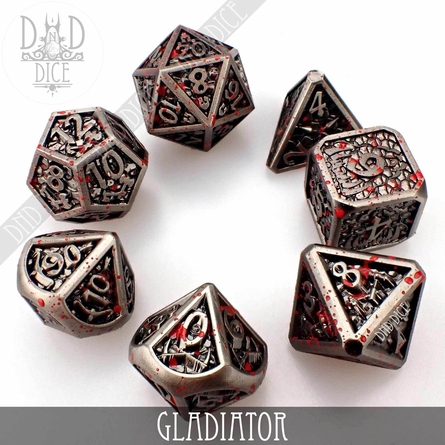 Gladiator Metal Dice Set -