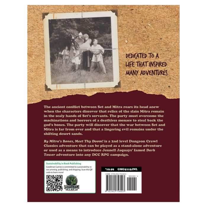 Dungeon Crawl Classics: #105 By Mitra’s Bones, Meet Thy Doom! Variant Cover -