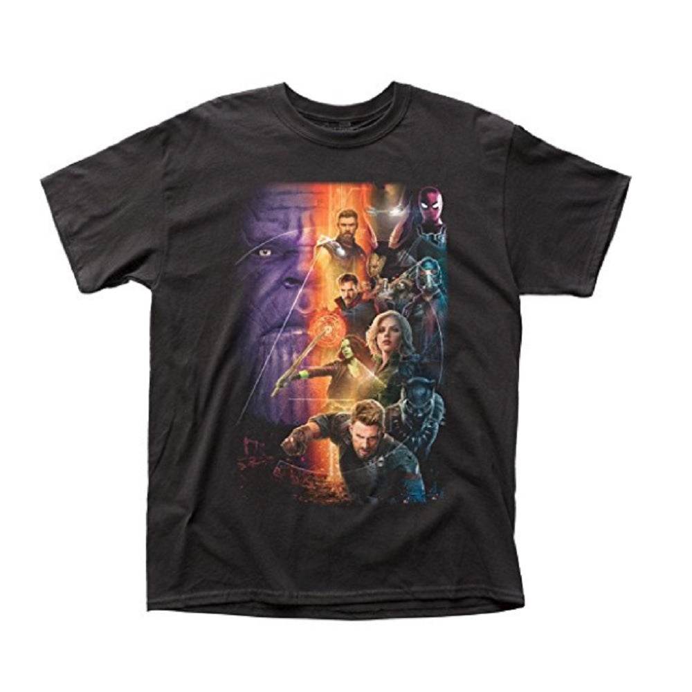 Avengers Infinity War Movie Poster Marvel Adult T-Shirt - S