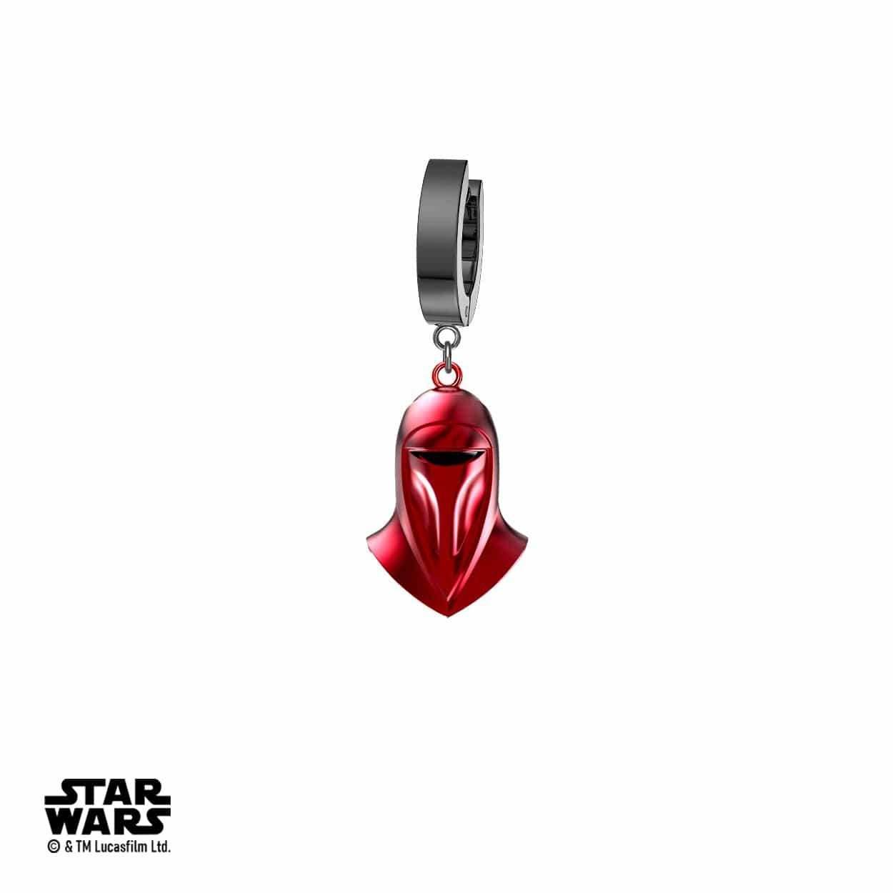Star Wars™ Imperial Royal Guard Earring - Black & Red - Black / Single