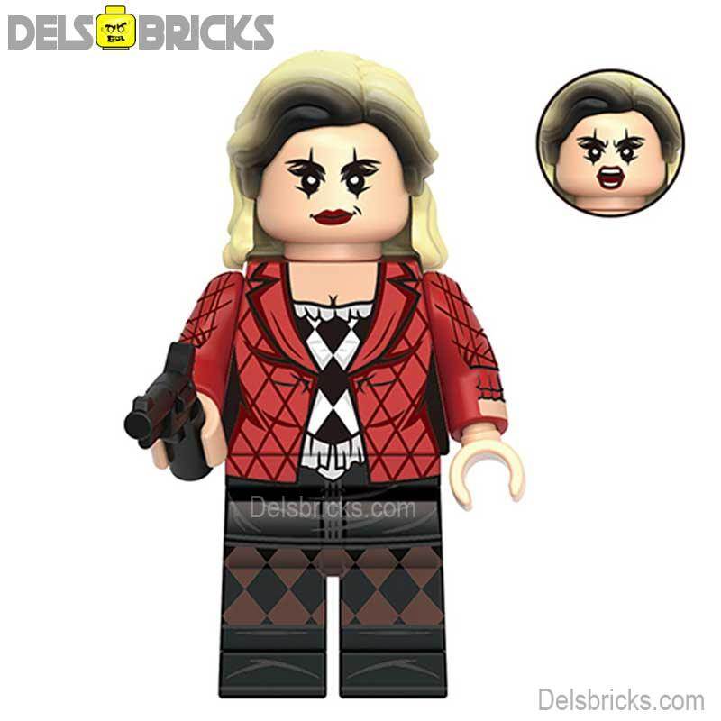 Harley Quinn from Joker 2 Lego Minifigures Custom Toys (lady gaga) -