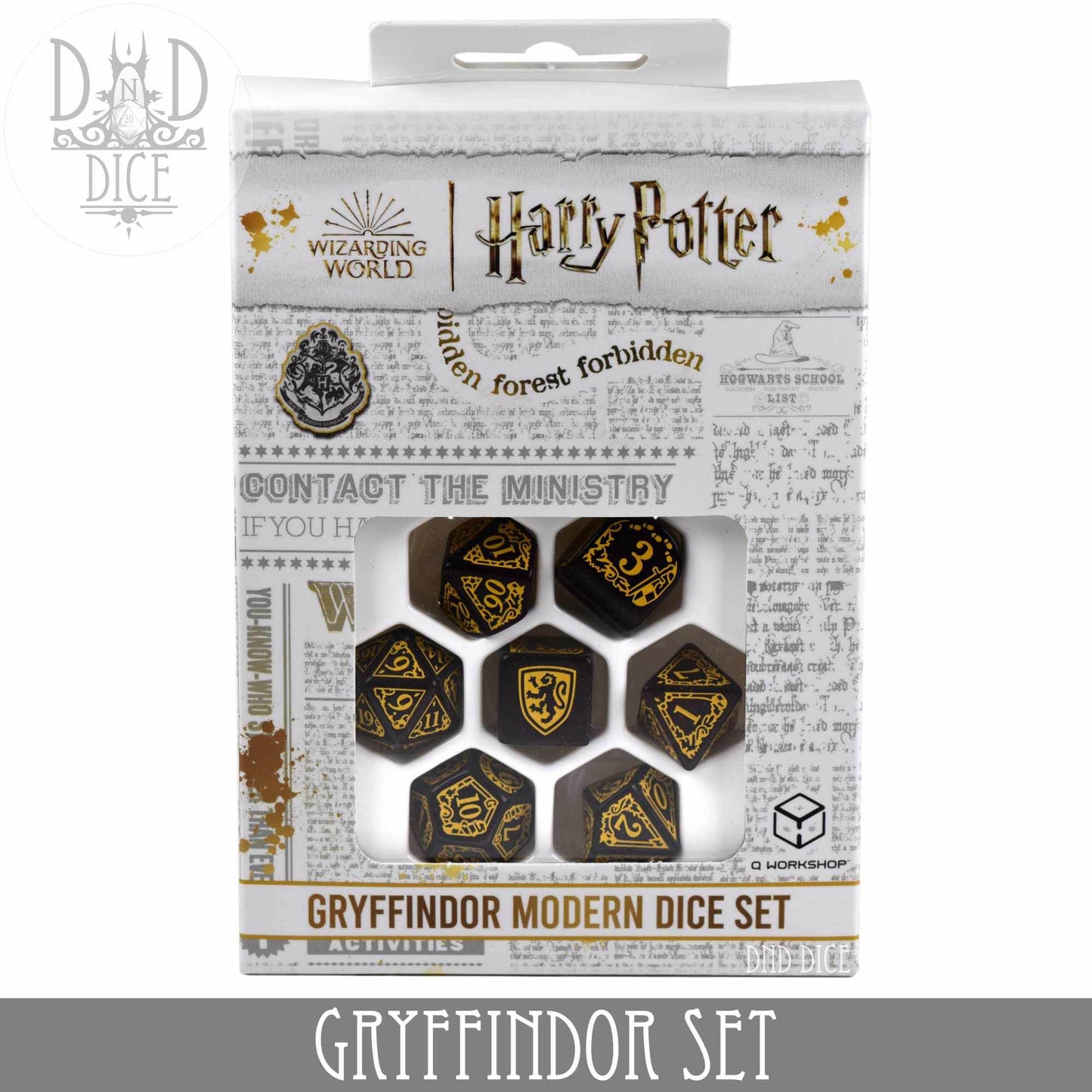 Harry Potter - Gryffindor Dice Set -