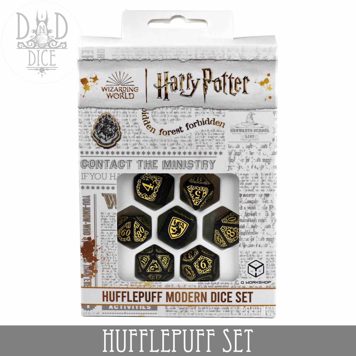 Harry Potter - Hufflepuff Dice Set -