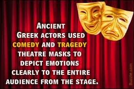 Theater Mask Earrings -