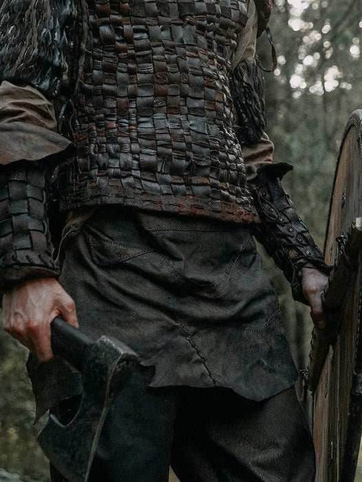 Vikings leather skirt -