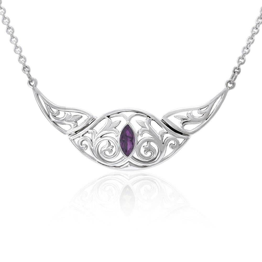 Celtic Elegance Necklace - Topaz